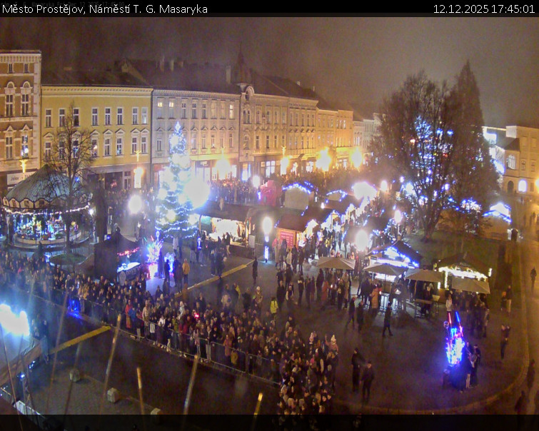 Město Prostějov - Náměstí T. G. Masaryka - 12.12.2025 v 17:45