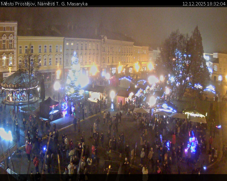 Město Prostějov - Náměstí T. G. Masaryka - 12.12.2025 v 18:32