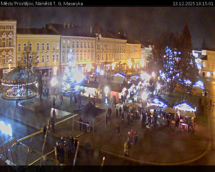 Město Prostějov - Náměstí T. G. Masaryka - 13.12.2025 v 18:15