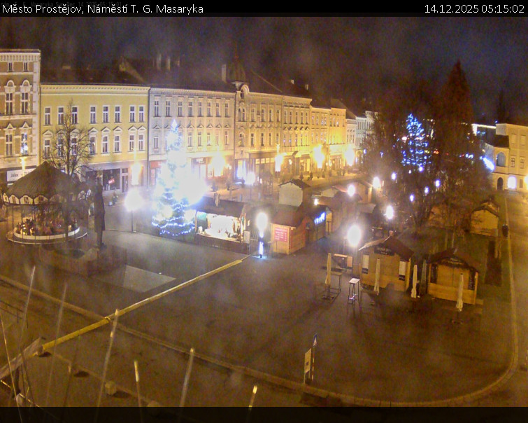 Město Prostějov - Náměstí T. G. Masaryka - 14.12.2025 v 05:15