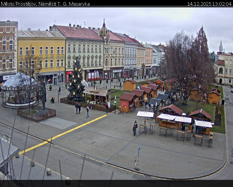 Město Prostějov - Náměstí T. G. Masaryka - 14.12.2025 v 13:02
