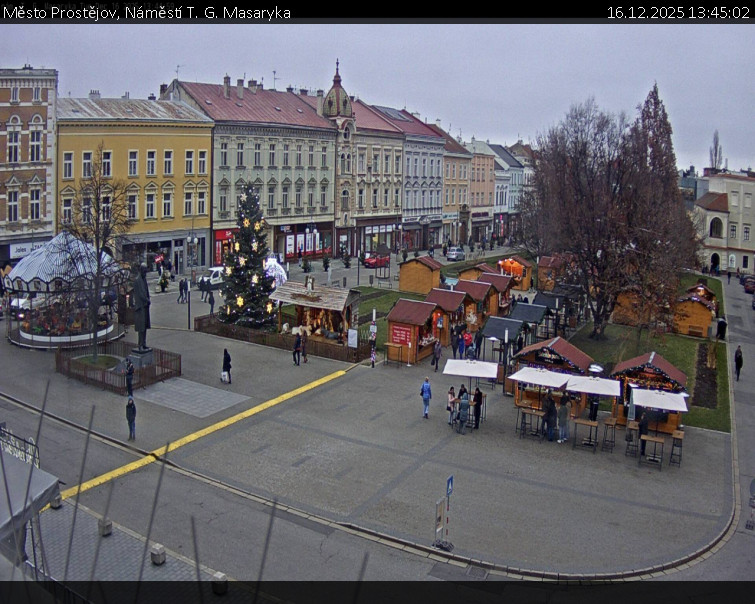 Město Prostějov - Náměstí T. G. Masaryka - 16.12.2025 v 13:45