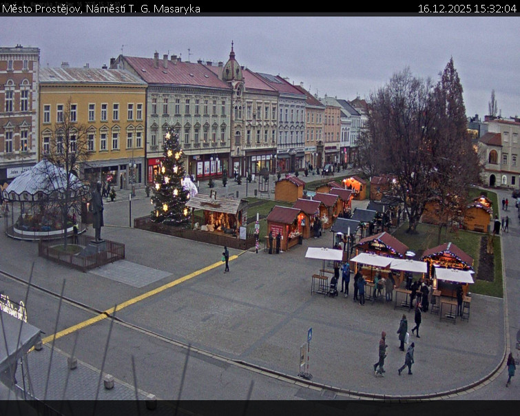 Město Prostějov - Náměstí T. G. Masaryka - 16.12.2025 v 15:32