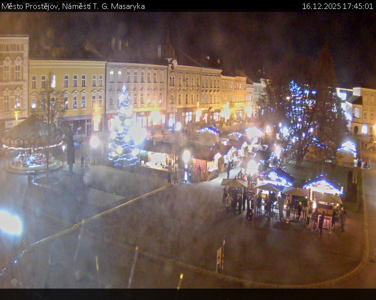 Město Prostějov - Náměstí T. G. Masaryka - 16.12.2025 v 17:45