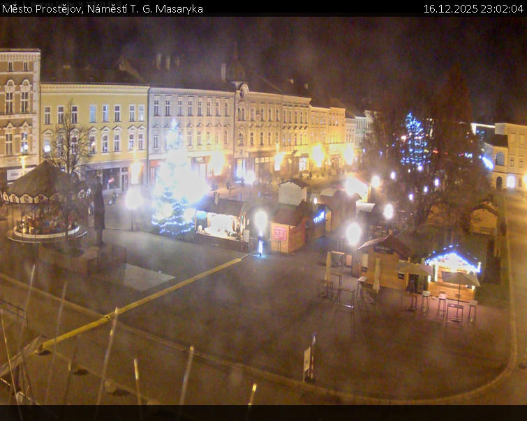 Město Prostějov - Náměstí T. G. Masaryka - 16.12.2025 v 23:02
