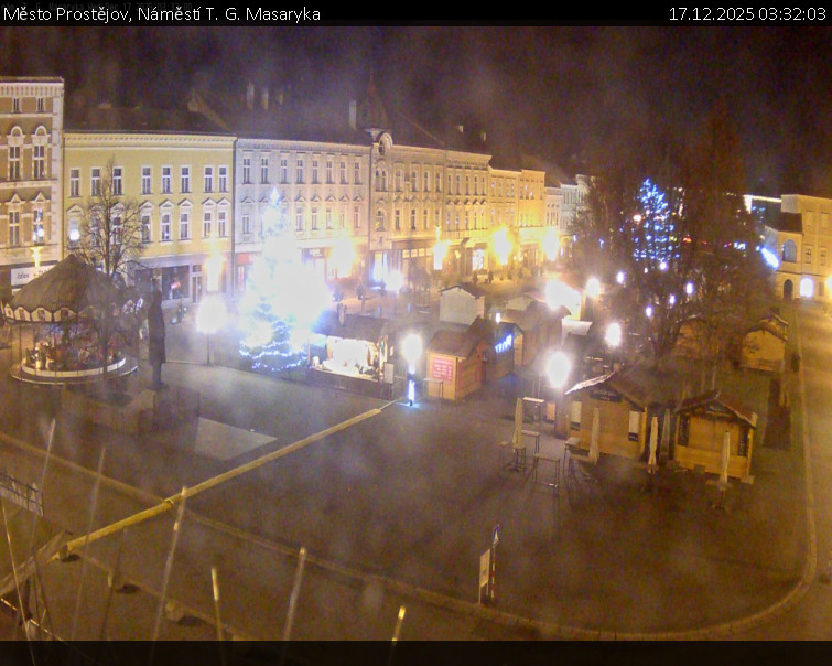 Město Prostějov - Náměstí T. G. Masaryka - 17.12.2025 v 03:32