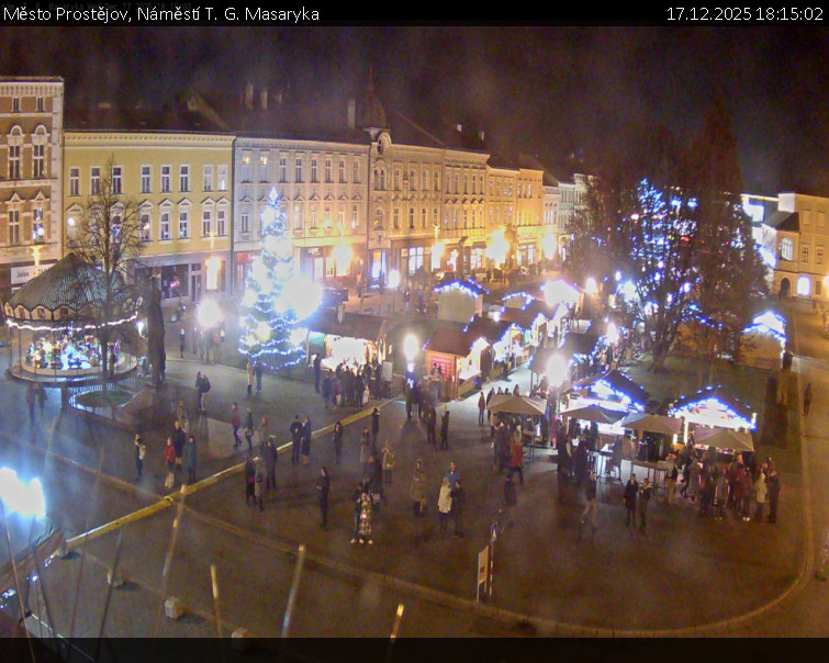Město Prostějov - Náměstí T. G. Masaryka - 17.12.2025 v 18:15