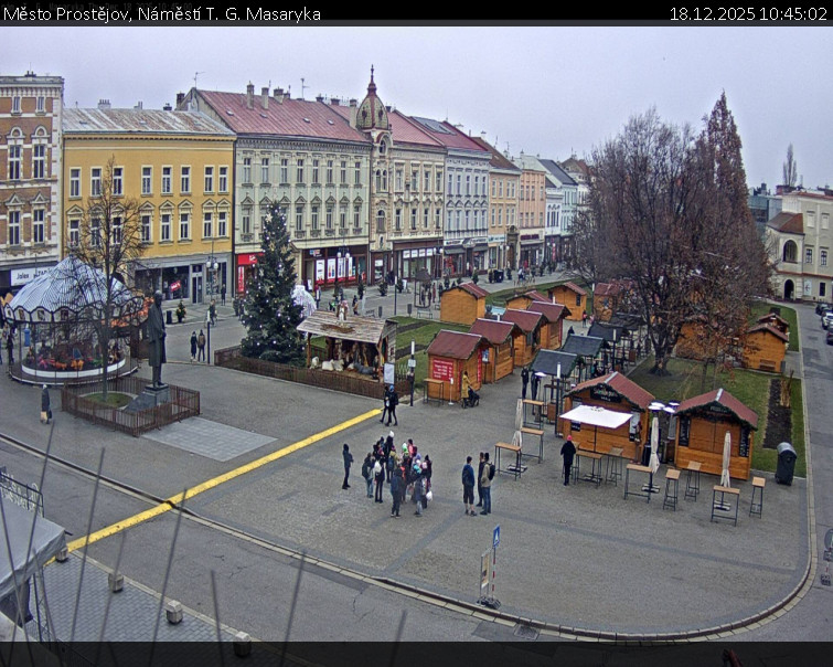 Město Prostějov - Náměstí T. G. Masaryka - 18.12.2025 v 10:45