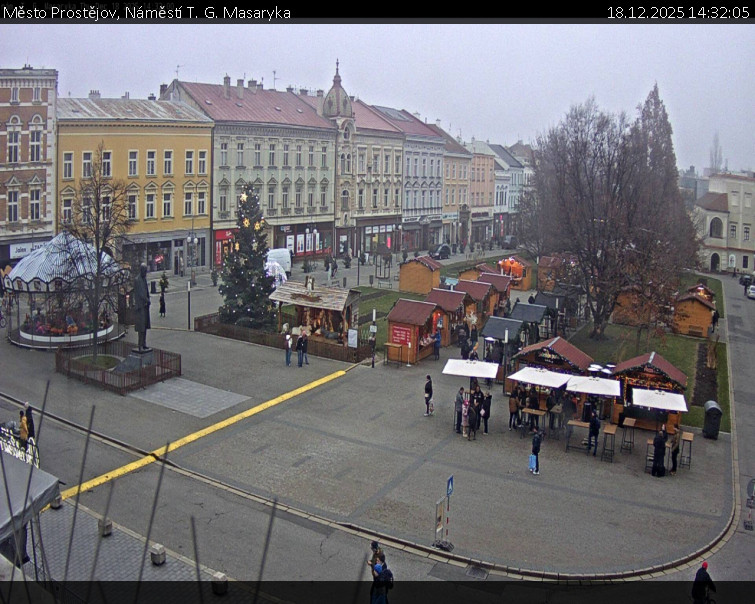 Město Prostějov - Náměstí T. G. Masaryka - 18.12.2025 v 14:32