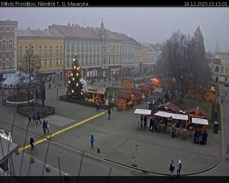 Město Prostějov - Náměstí T. G. Masaryka - 18.12.2025 v 15:15