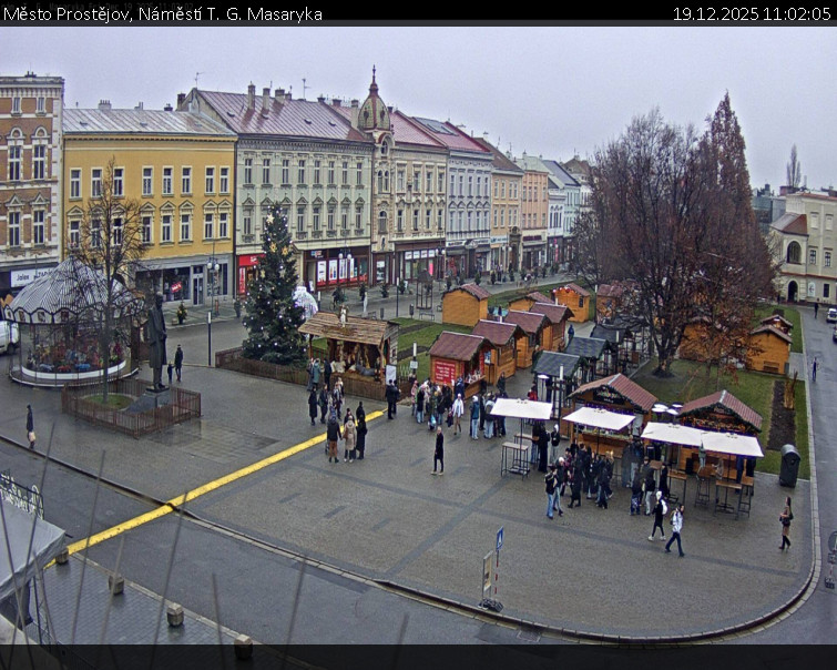 Město Prostějov - Náměstí T. G. Masaryka - 19.12.2025 v 11:02