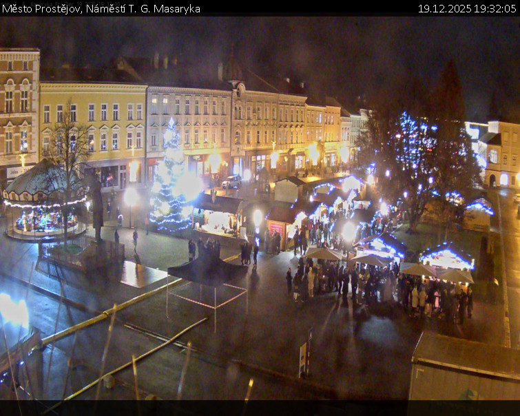Město Prostějov - Náměstí T. G. Masaryka - 19.12.2025 v 19:32
