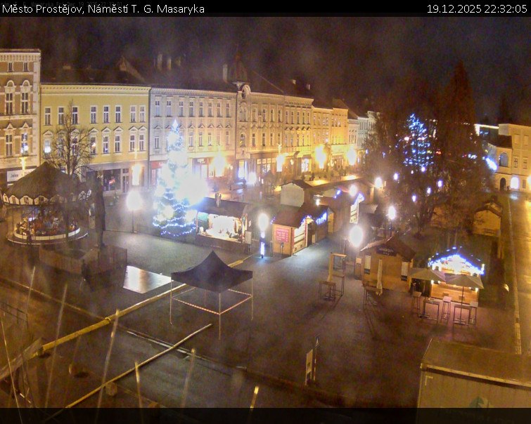 Město Prostějov - Náměstí T. G. Masaryka - 19.12.2025 v 22:32