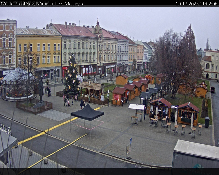 Město Prostějov - Náměstí T. G. Masaryka - 20.12.2025 v 11:02