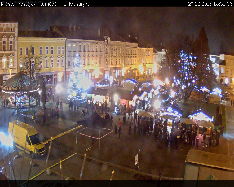 Město Prostějov - Náměstí T. G. Masaryka - 20.12.2025 v 18:32