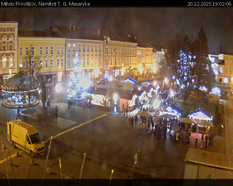 Město Prostějov - Náměstí T. G. Masaryka - 20.12.2025 v 19:02