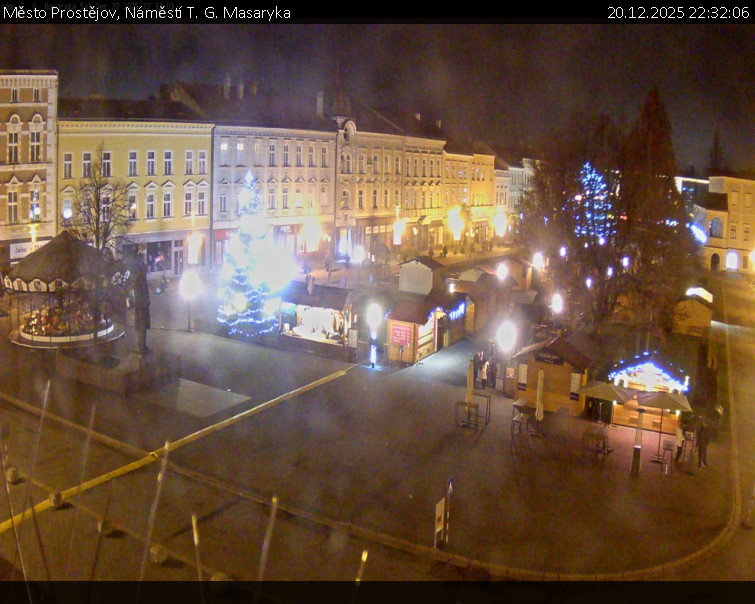 Město Prostějov - Náměstí T. G. Masaryka - 20.12.2025 v 22:32