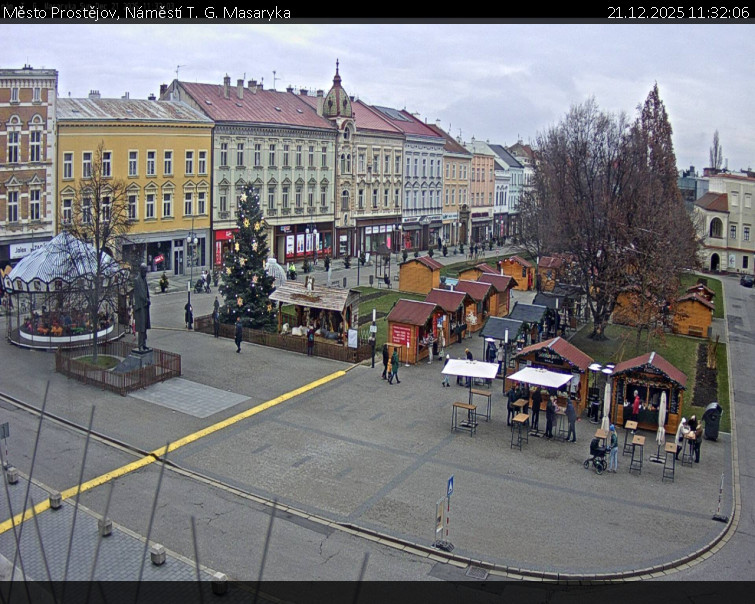 Město Prostějov - Náměstí T. G. Masaryka - 21.12.2025 v 11:32