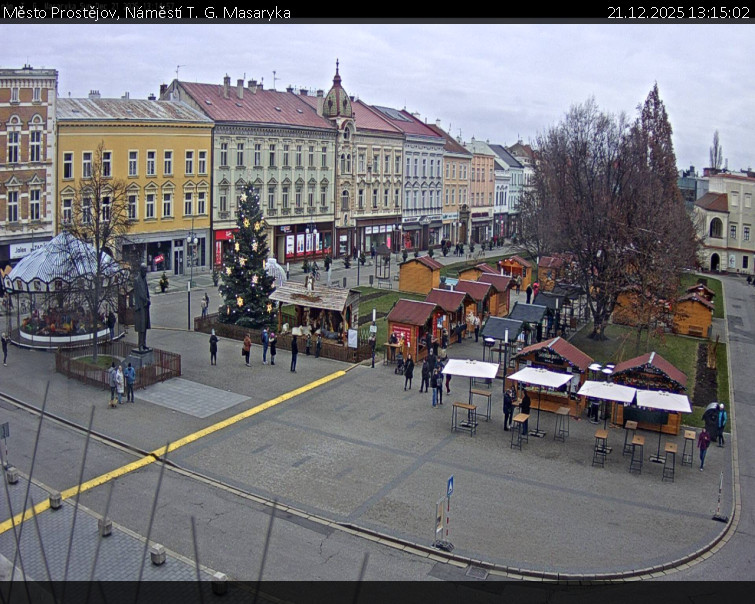 Město Prostějov - Náměstí T. G. Masaryka - 21.12.2025 v 13:15