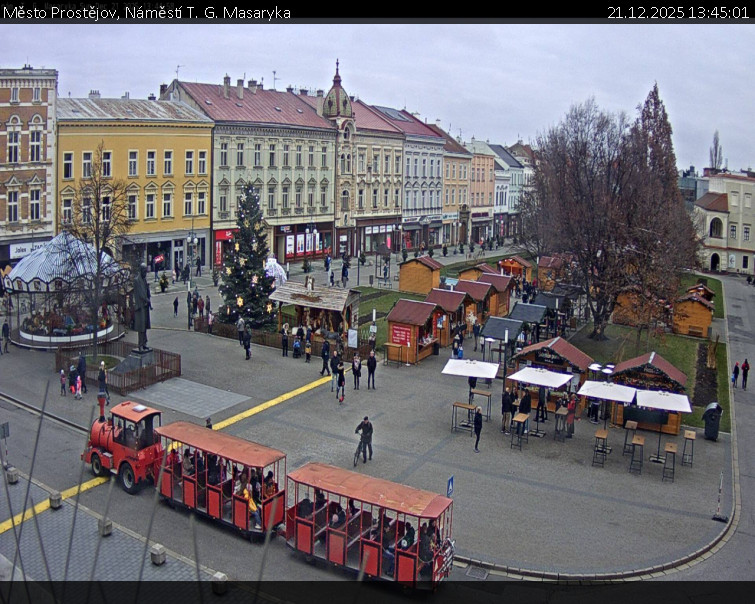 Město Prostějov - Náměstí T. G. Masaryka - 21.12.2025 v 13:45