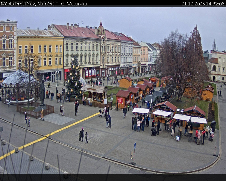 Město Prostějov - Náměstí T. G. Masaryka - 21.12.2025 v 14:32