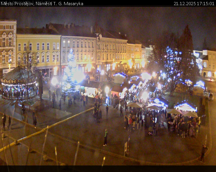 Město Prostějov - Náměstí T. G. Masaryka - 21.12.2025 v 17:15