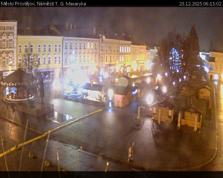 Město Prostějov - Náměstí T. G. Masaryka - 23.12.2025 v 06:15