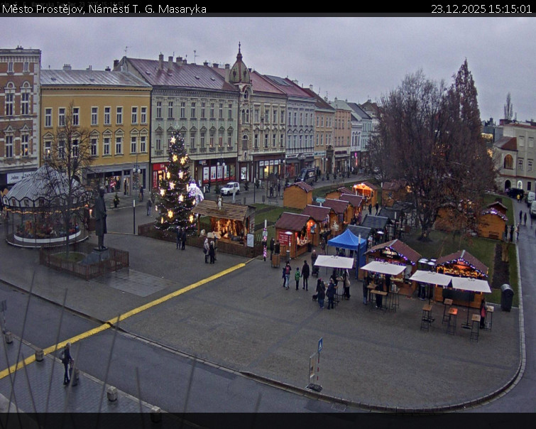 Město Prostějov - Náměstí T. G. Masaryka - 23.12.2025 v 15:15