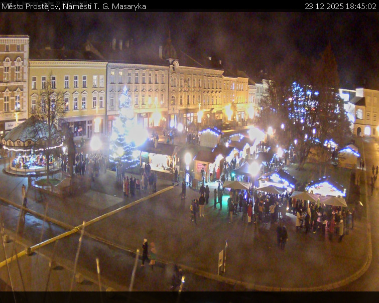 Město Prostějov - Náměstí T. G. Masaryka - 23.12.2025 v 18:45