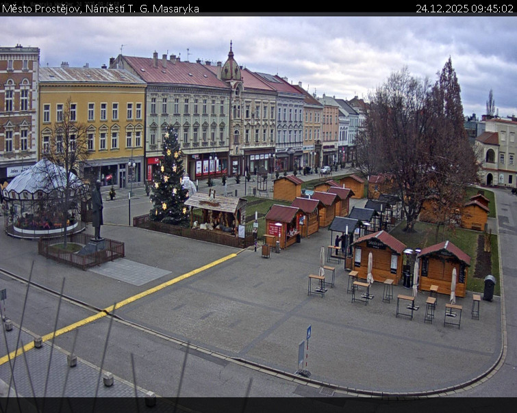 Město Prostějov - Náměstí T. G. Masaryka - 24.12.2025 v 09:45