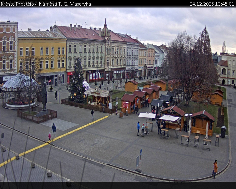 Město Prostějov - Náměstí T. G. Masaryka - 24.12.2025 v 13:45