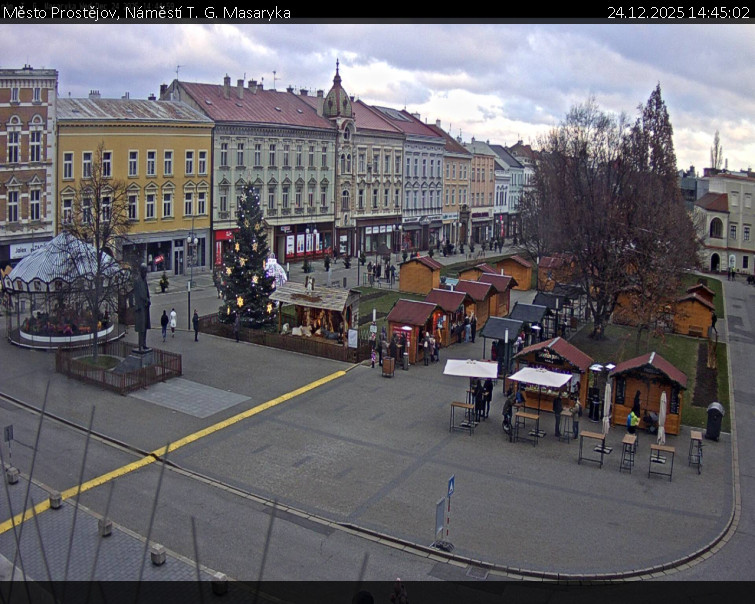 Město Prostějov - Náměstí T. G. Masaryka - 24.12.2025 v 14:45