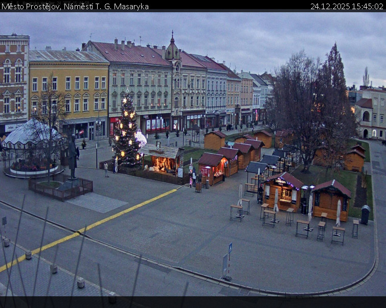 Město Prostějov - Náměstí T. G. Masaryka - 24.12.2025 v 15:45