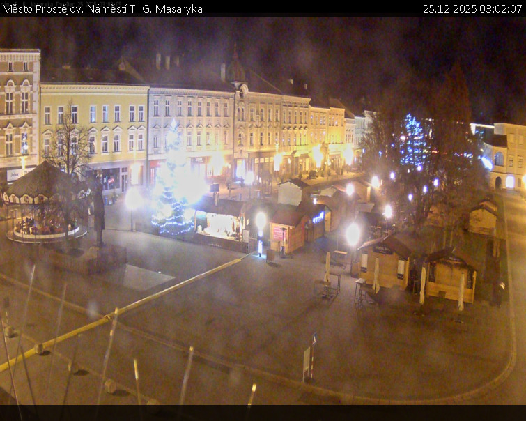 Město Prostějov - Náměstí T. G. Masaryka - 25.12.2025 v 03:02