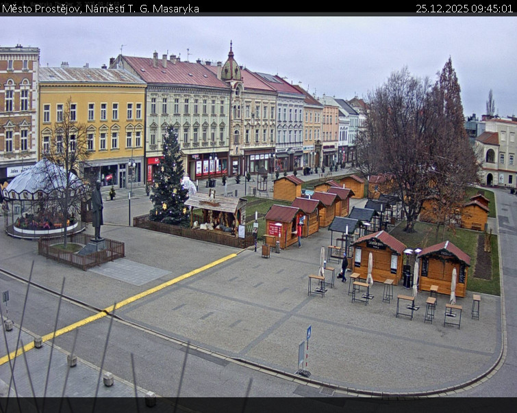 Město Prostějov - Náměstí T. G. Masaryka - 25.12.2025 v 09:45