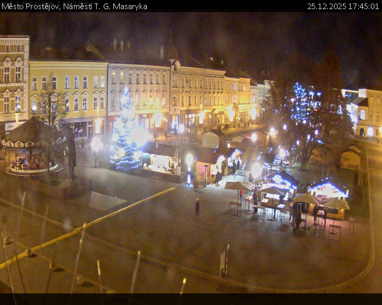Město Prostějov - Náměstí T. G. Masaryka - 25.12.2025 v 17:45