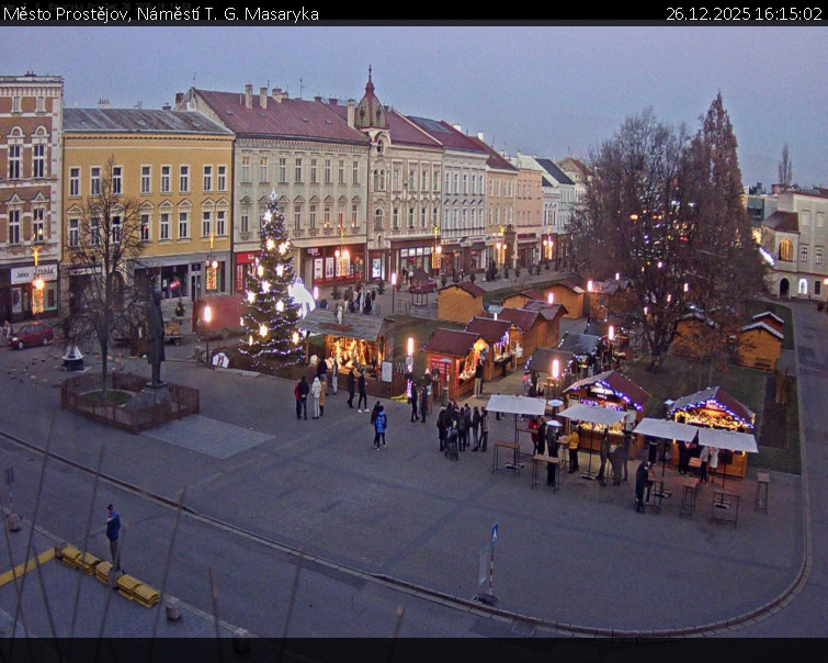 Město Prostějov - Náměstí T. G. Masaryka - 26.12.2025 v 16:15