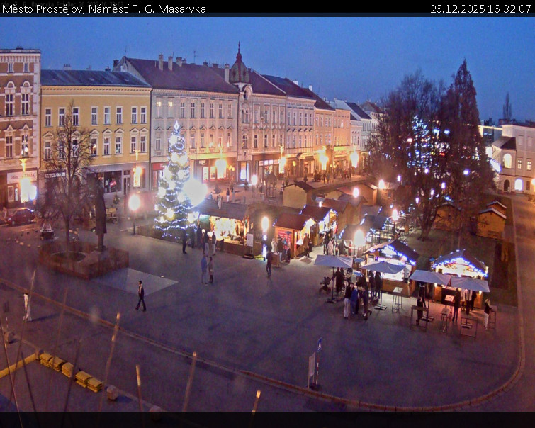 Město Prostějov - Náměstí T. G. Masaryka - 26.12.2025 v 16:32