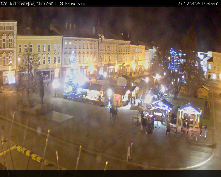 Město Prostějov - Náměstí T. G. Masaryka - 27.12.2025 v 19:45