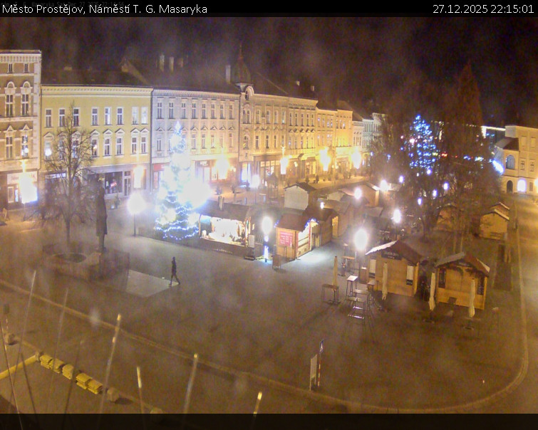 Město Prostějov - Náměstí T. G. Masaryka - 27.12.2025 v 22:15