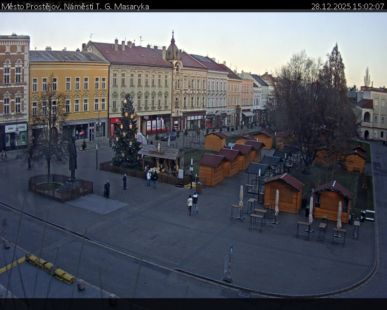 Město Prostějov - Náměstí T. G. Masaryka - 28.12.2025 v 15:02
