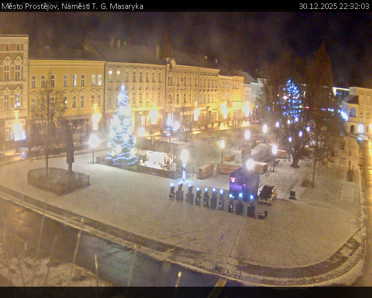 Město Prostějov - Náměstí T. G. Masaryka - 30.12.2025 v 22:32