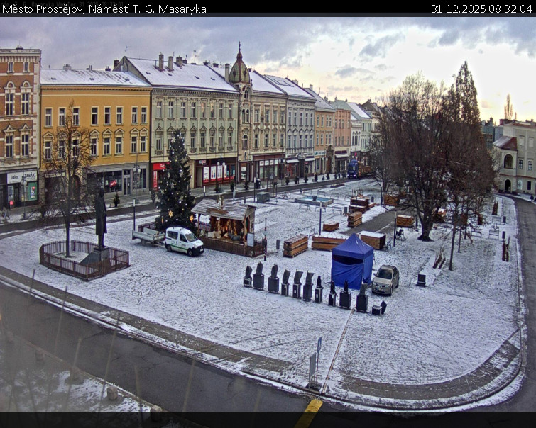 Město Prostějov - Náměstí T. G. Masaryka - 31.12.2025 v 08:32