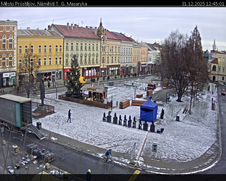 Město Prostějov - Náměstí T. G. Masaryka - 31.12.2025 v 12:45