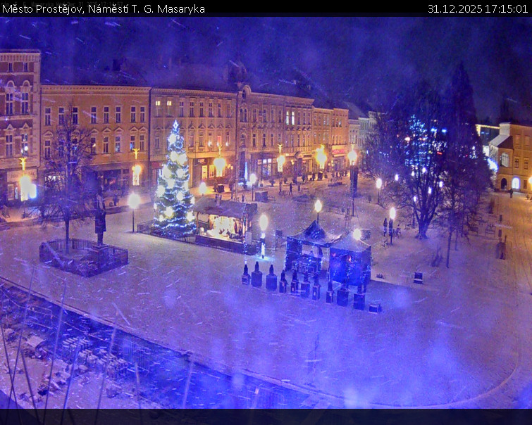 Město Prostějov - Náměstí T. G. Masaryka - 31.12.2025 v 17:15