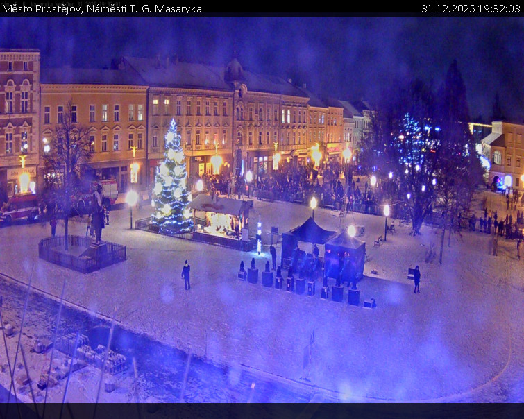 Město Prostějov - Náměstí T. G. Masaryka - 31.12.2025 v 19:32