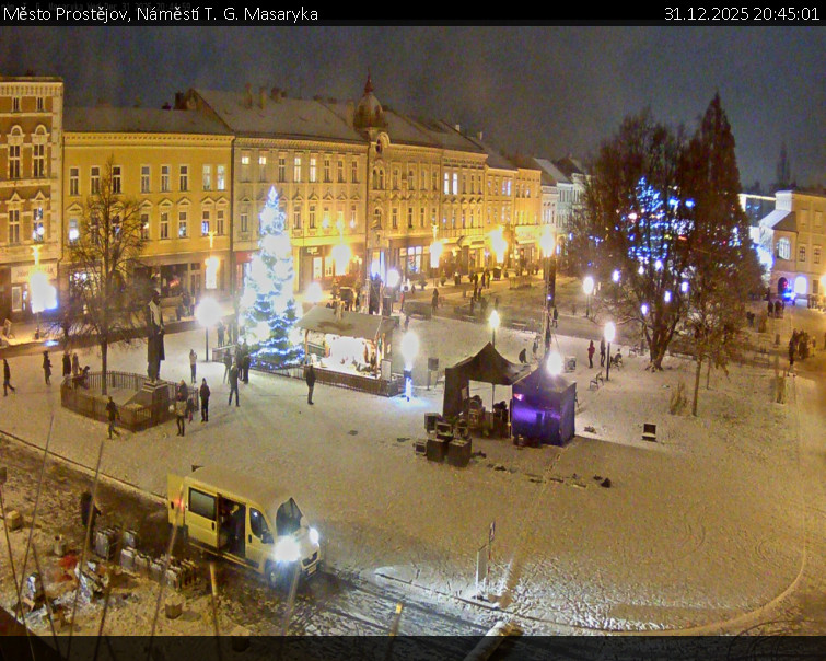Město Prostějov - Náměstí T. G. Masaryka - 31.12.2025 v 20:45