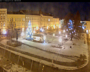 Město Prostějov - Náměstí T. G. Masaryka - 2.1.2026 v 00:02