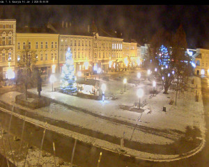 Město Prostějov - Náměstí T. G. Masaryka - 2.1.2026 v 05:45