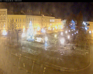 Město Prostějov - Náměstí T. G. Masaryka - 7.1.2026 v 05:45